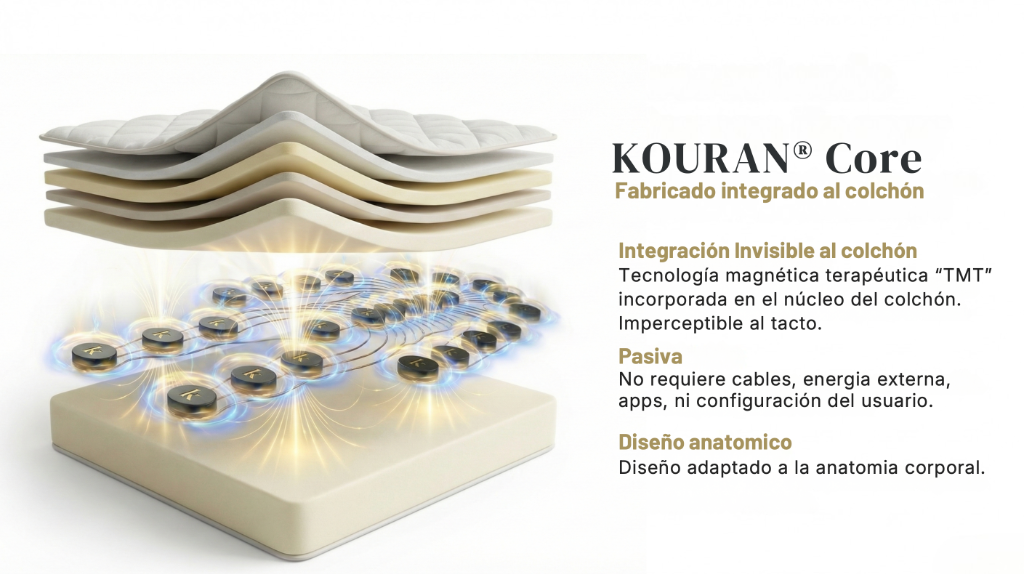 Kouran Core Fabricado integrado al colchón